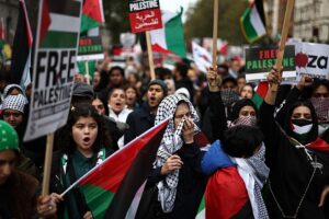 BRITAIN-PALESTINIAN-CONFLICT-ISRAEL-DEMONSTRATION